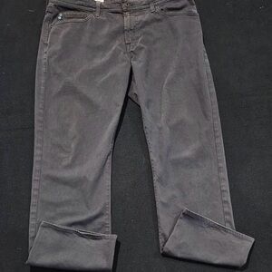 AG Adriano Goldschmied The Protege Straight Leg Black Chino 36x34